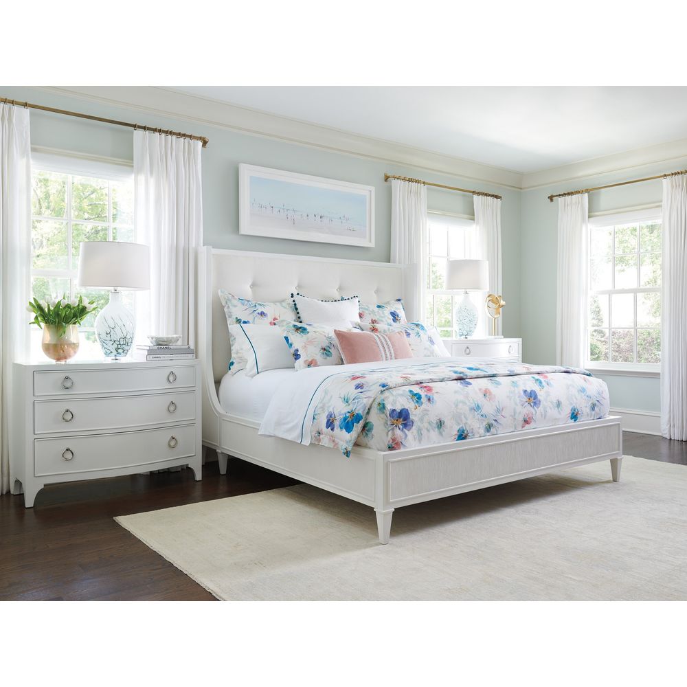 Beds Arlington Platform Bed 6/6 King - Alabaster