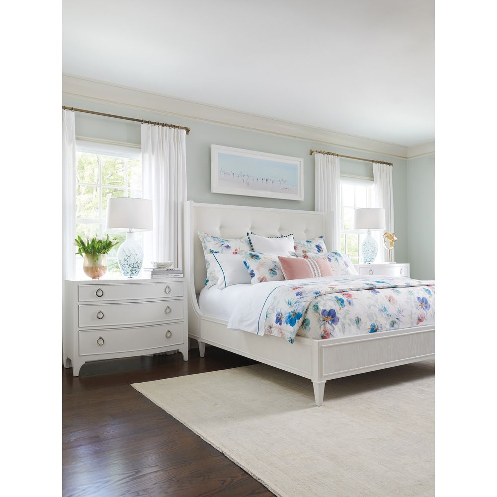 Beds Arlington Platform Bed 6/6 King - Alabaster