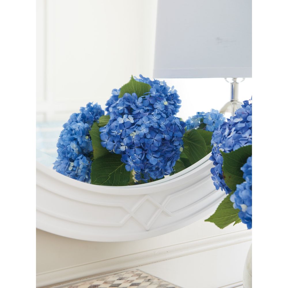 Mirrors Carreno Round Mirror - Alabaster