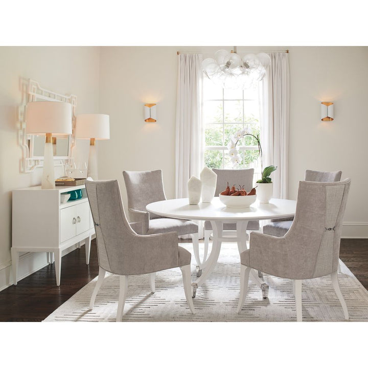 Dining Tables Lombard Round Dining Table - Alabaster