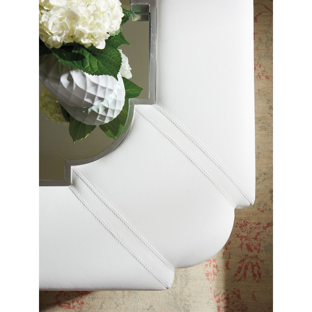 Clarendon Upholstered Cocktail Table - Alabaster