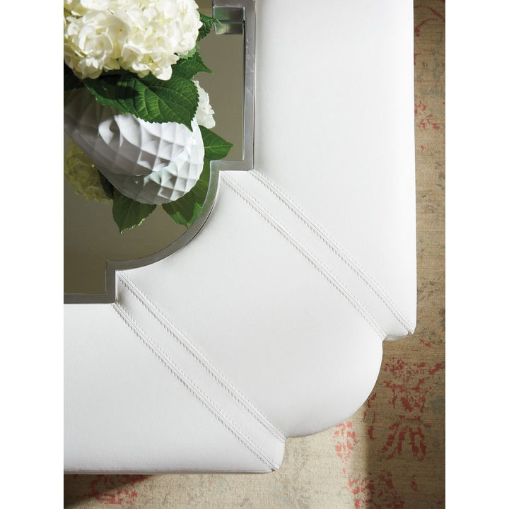 Clarendon Upholstered Cocktail Table - Alabaster