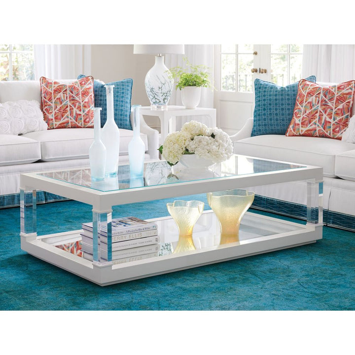 Coffee Tables Riverdale Cocktail Table - Alabaster