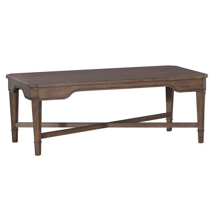 Avignon Rectangular Cocktail Table - Louve - Beech Solids & Laminate