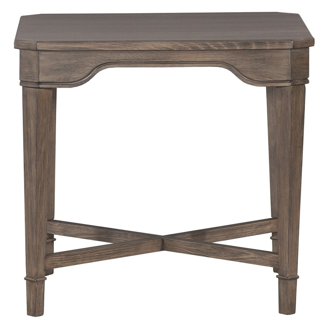 Avignon Square End Table - Louve - Beech Solids & Laminate