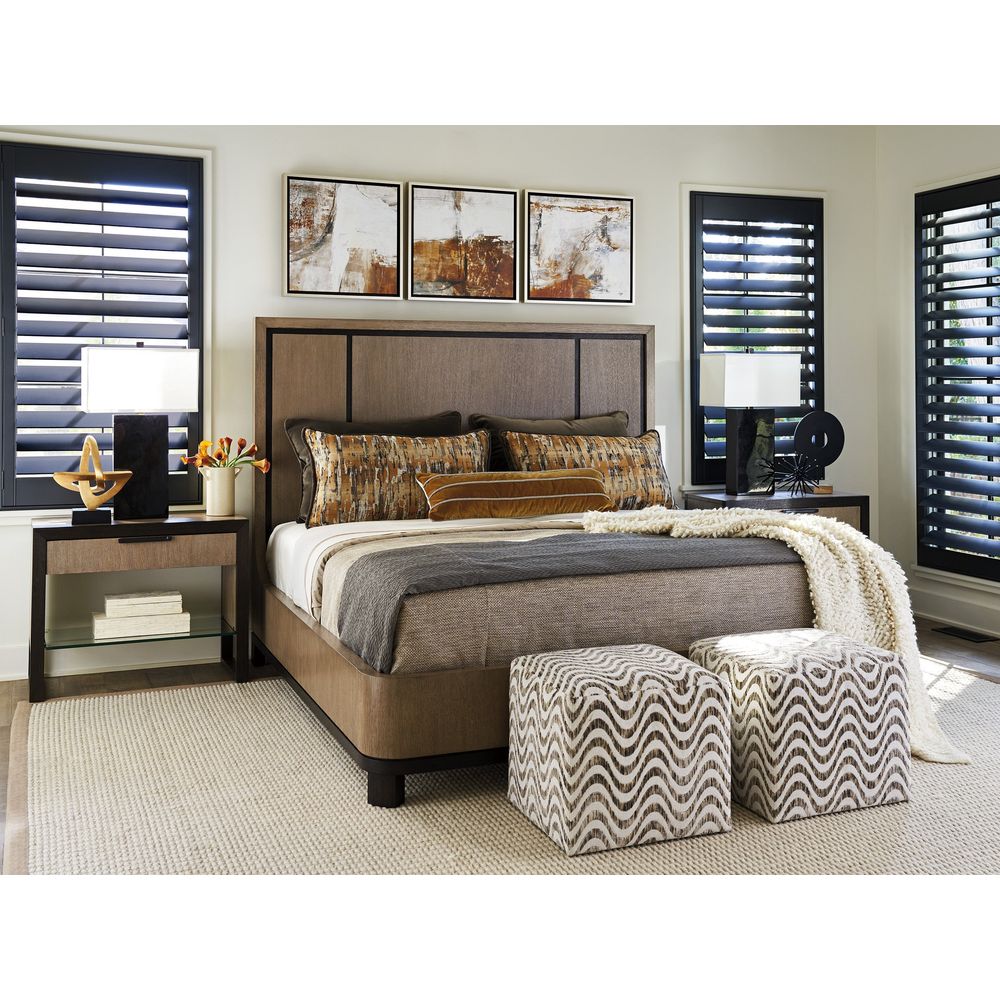 Beds Cape Verde Panel Bed 6/6 King - Senegal