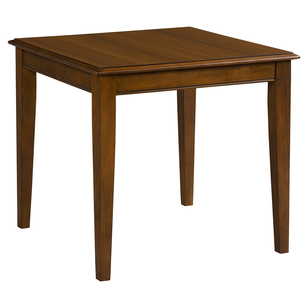 McDonald Square End Table - Walnut - High Pressured Laminate with solid wood