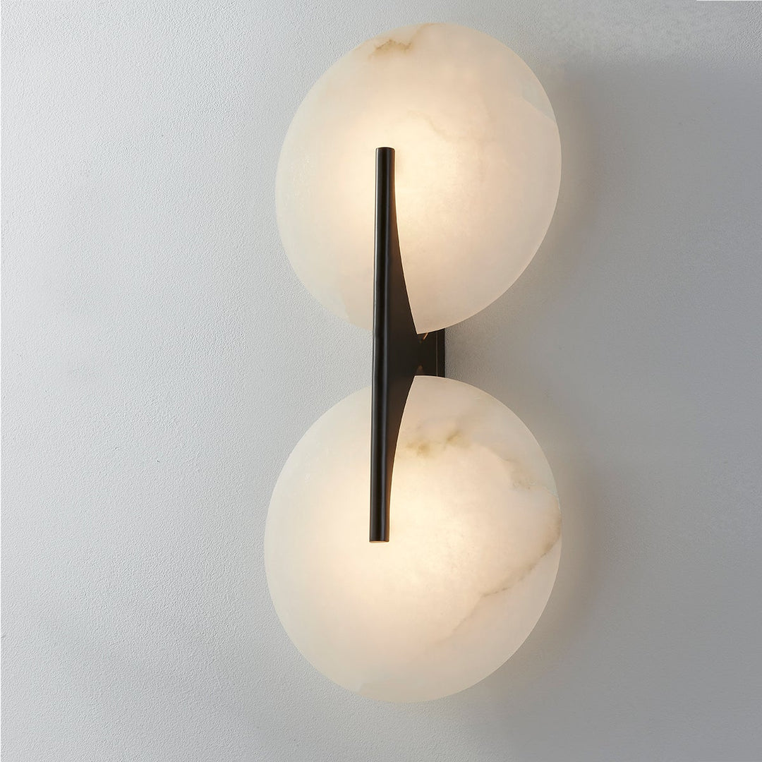 Asteria Wall Sconce - Black Brass 2 Lights