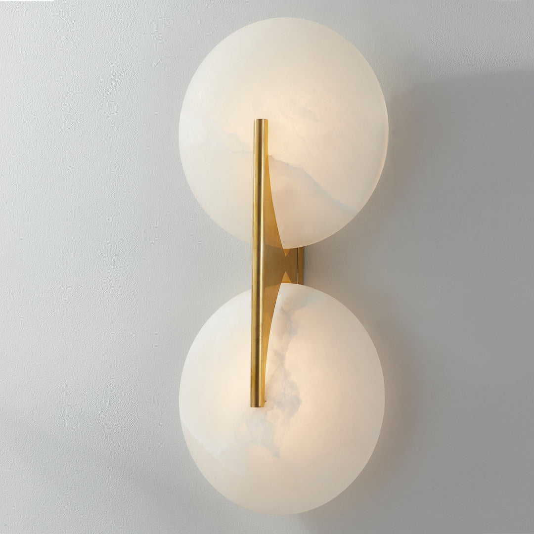 Asteria Wall Sconce - Vintage Brass 2 Lights