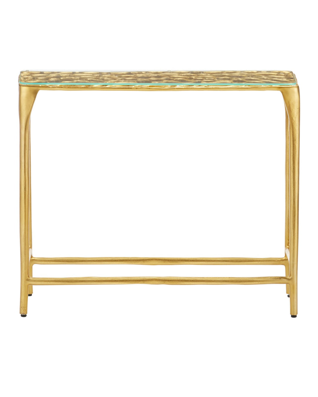 Console Tables Honeycomb Gold Console Table
