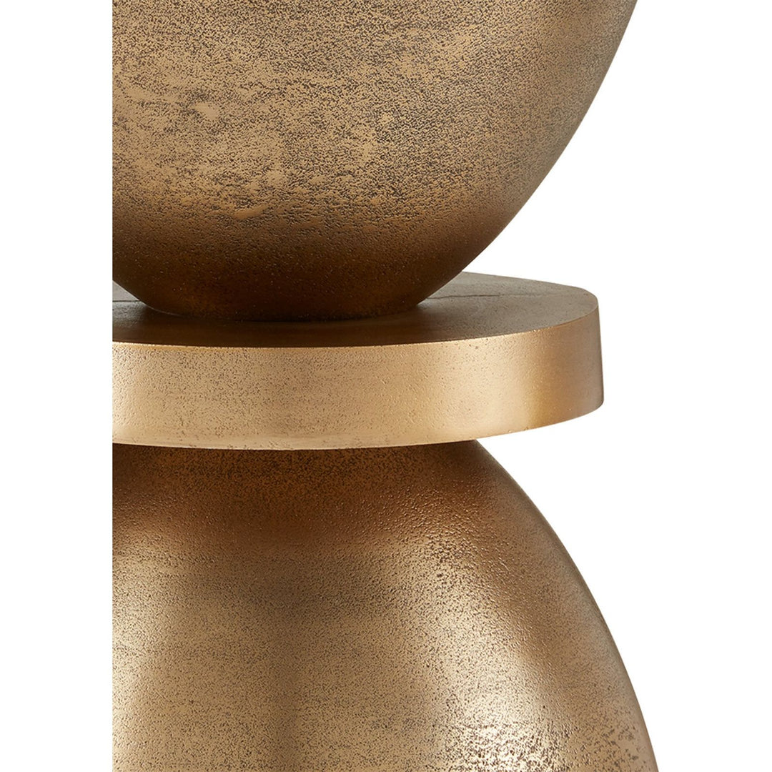 Ivaan Brass Accent Table