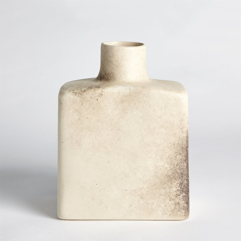 Short Stack Bottle - Reactive Ivory-Global Views-GVSA-1.10724-Decorative ObjectsLg-2-France and Son