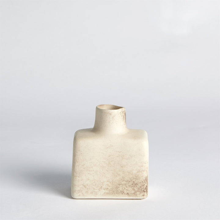 Short Stack Bottle - Reactive Ivory-Global Views-GVSA-1.10724-Decorative ObjectsLg-6-France and Son