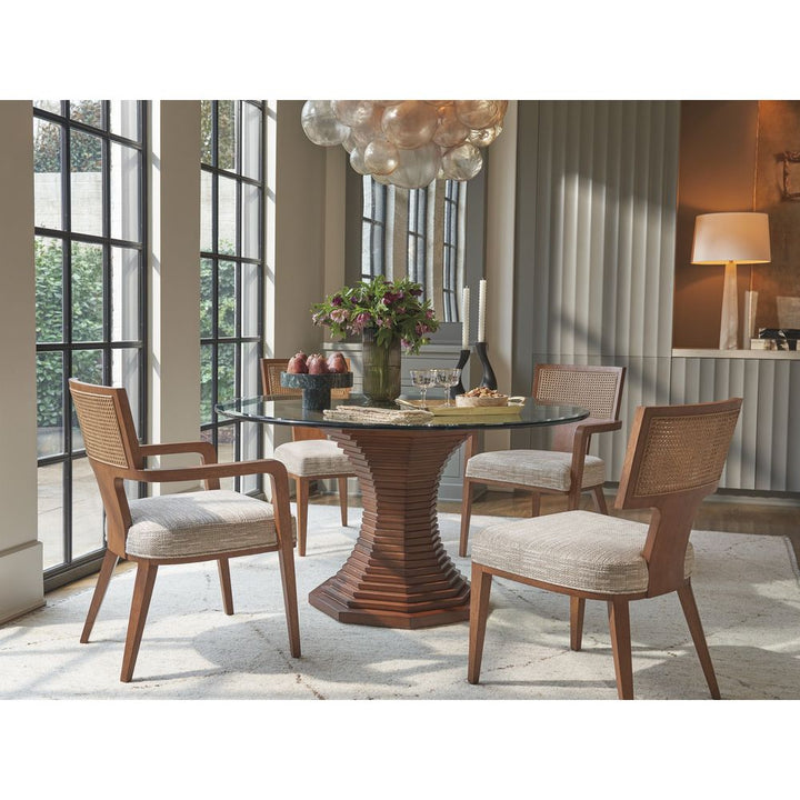 Cabrillo 54 Glass Top Dining Table