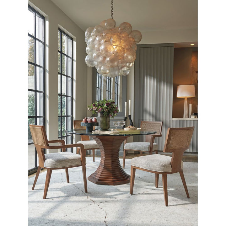 Cabrillo 54 Glass Top Dining Table