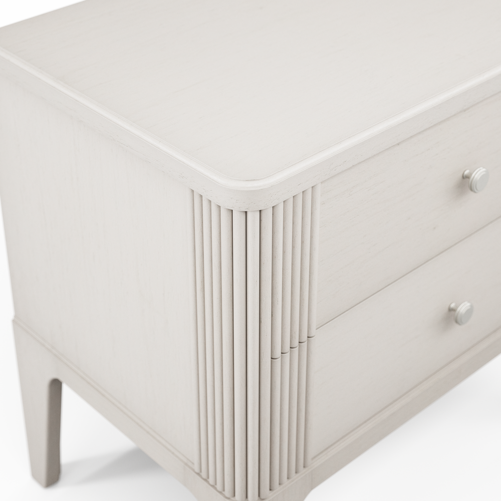 Nightstands Marcella Nighstand Square-White