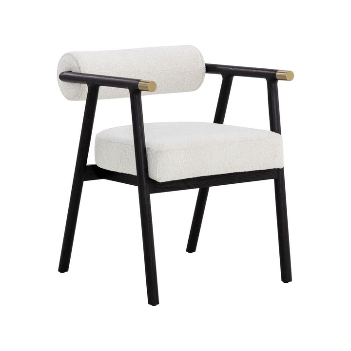 Dining Chairs Sova Dining Armchair - Black - Copenhagen White