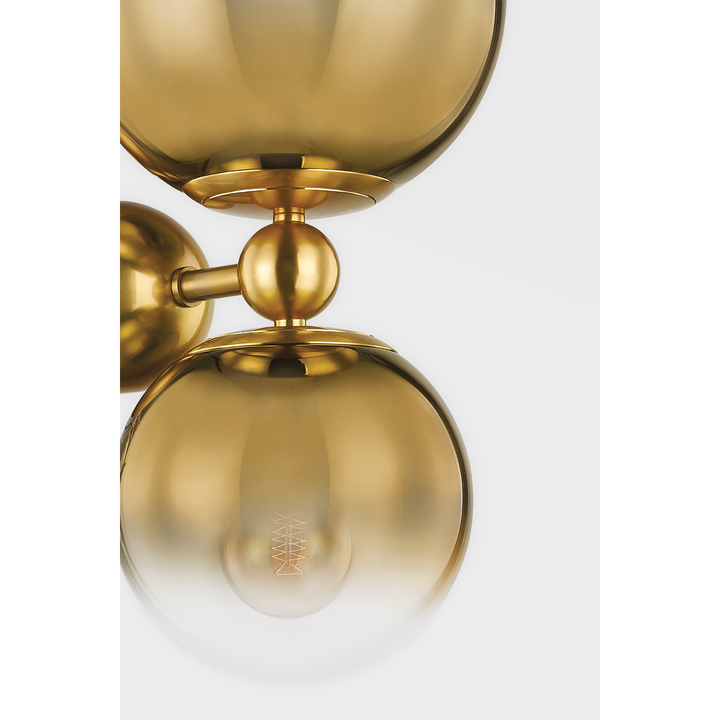 Kyoto Wall Sconce - Vintage Polished Brass 2 Lights