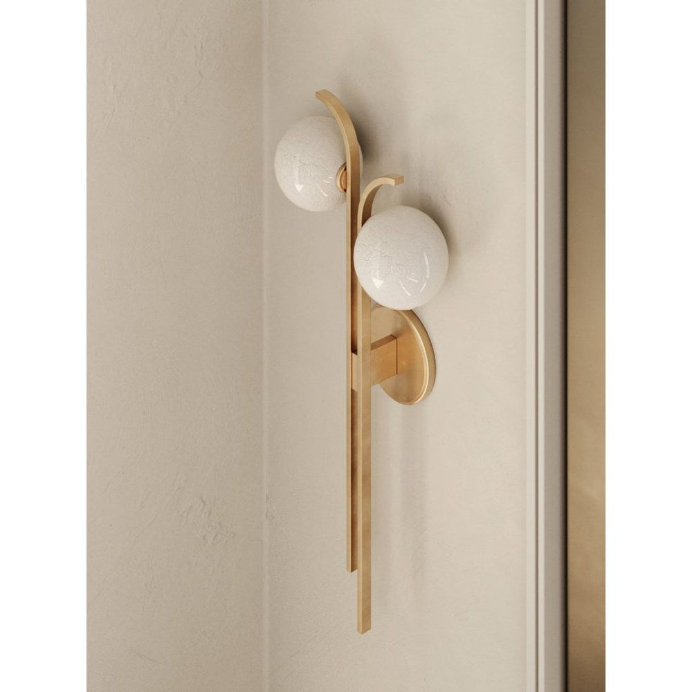 Laval 2 Light Wall Sconce-Hudson Valley-HVL-8425-AGB-Wall Lighting-2-France and Son