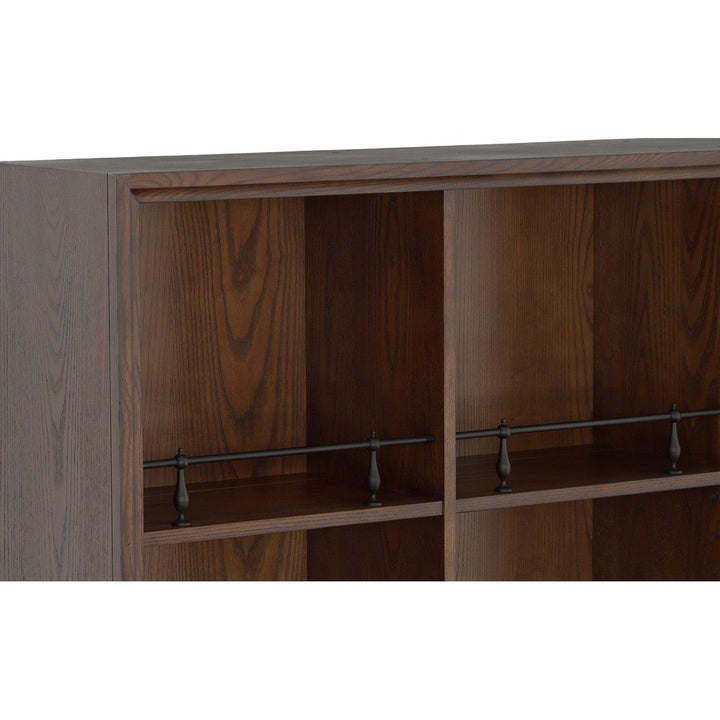 BD Collection For Fairfield Pamela Curio Cabinet - English Honey - Ash Solids