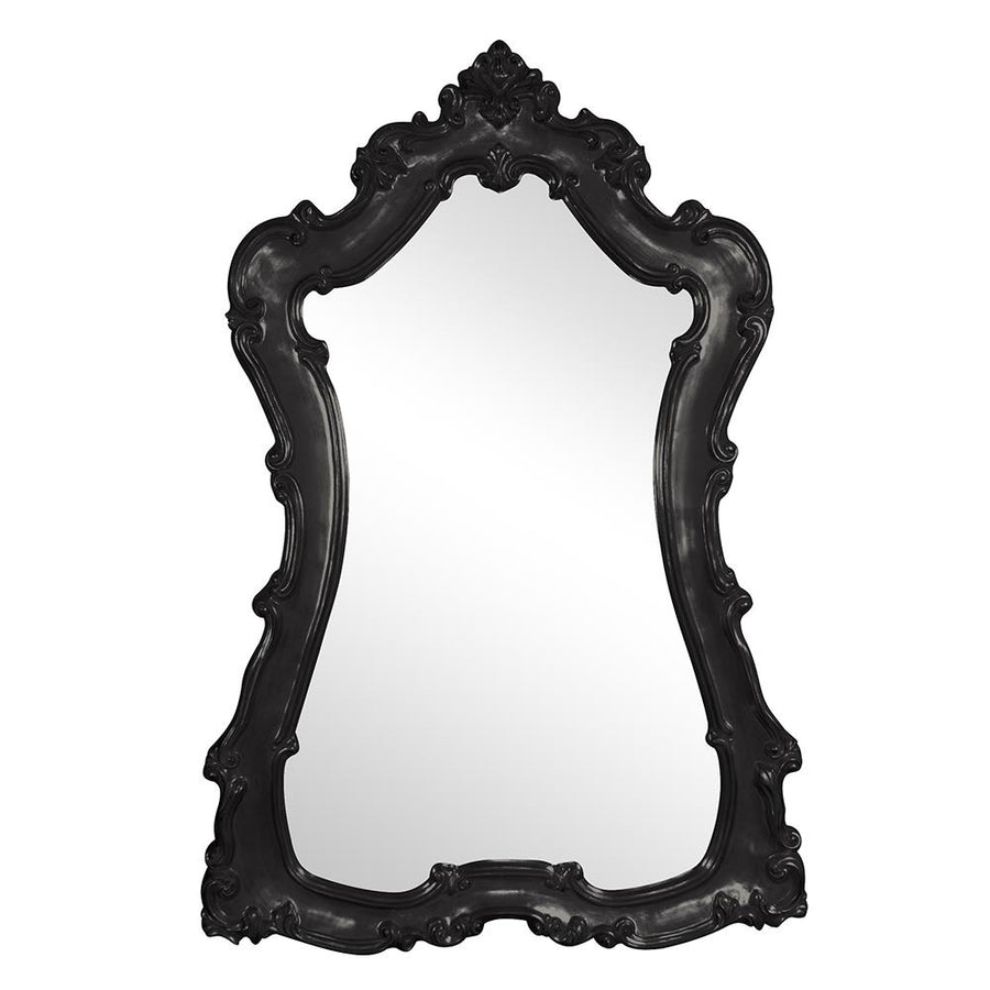 Lorelei Mirror-The Howard Elliott Collection-HOWARD-43150BL-MirrorsGlossy Black-1-France and Son