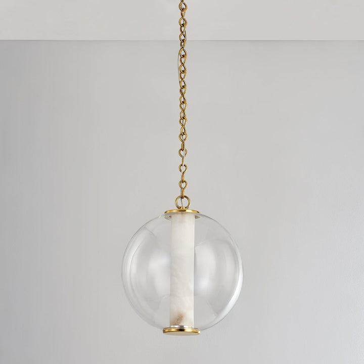 Pietra Pendant - Vintage Brass 12in