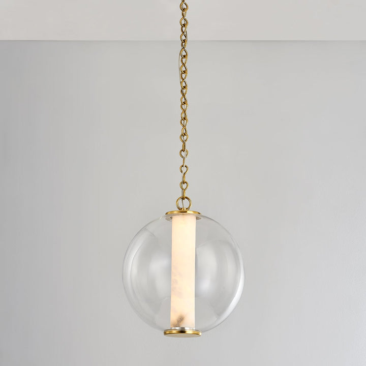 Pietra Pendant - Vintage Brass 12in