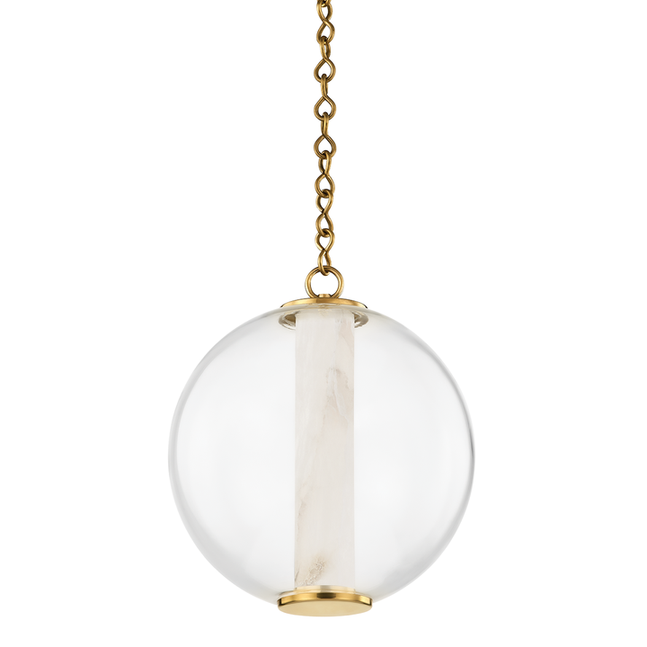 Pietra Pendant - Vintage Brass 12in