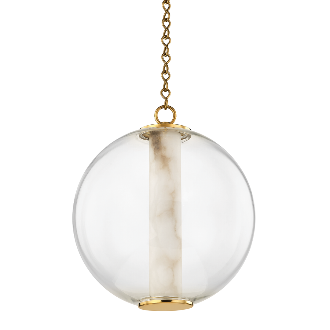 Pietra Pendant - Vintage Brass 16in