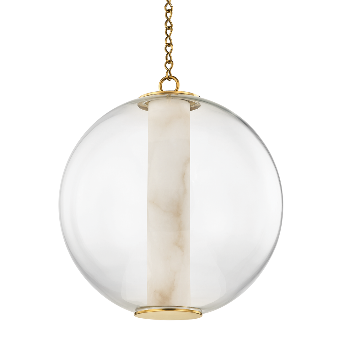 Pietra Pendant - Vintage Brass 20in