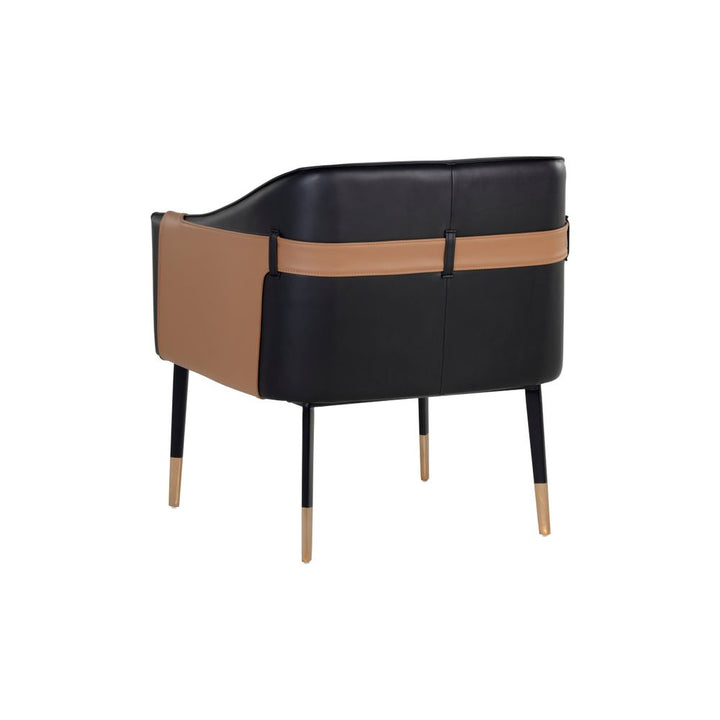 Lounge Chairs Carter Lounge Chair - Napa Black / Napa Cognac