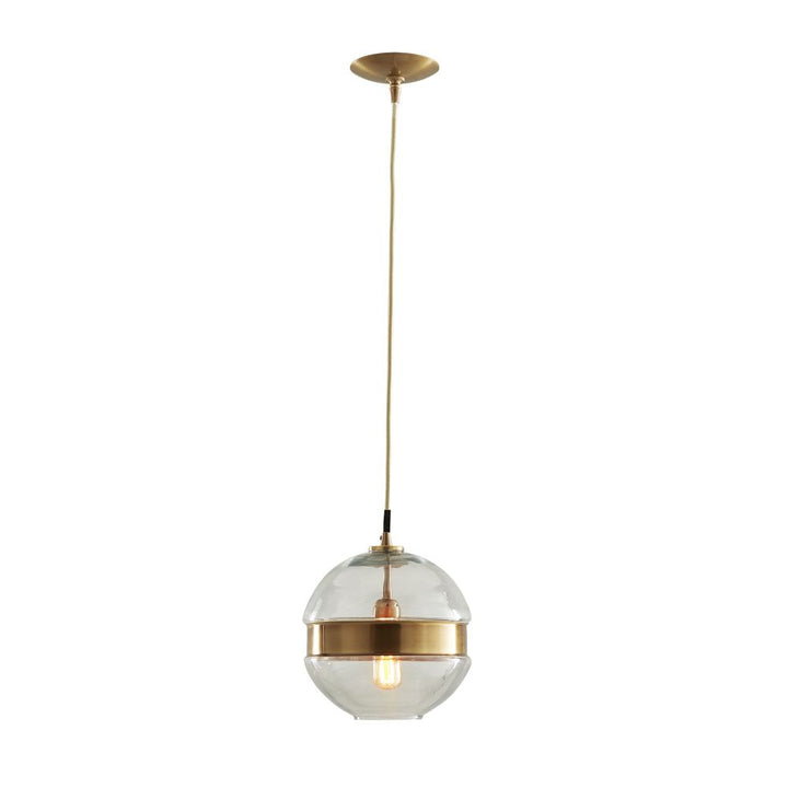 Pendants Hammer Round Pendant - Gold
