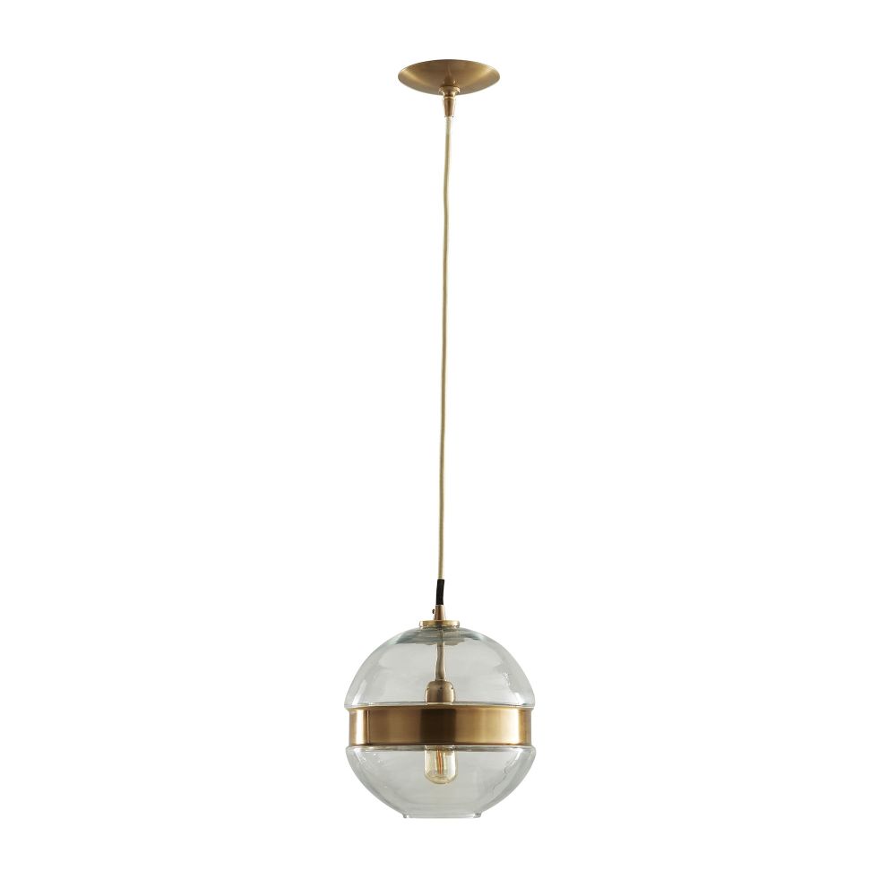 Pendants Hammer Round Pendant - Gold