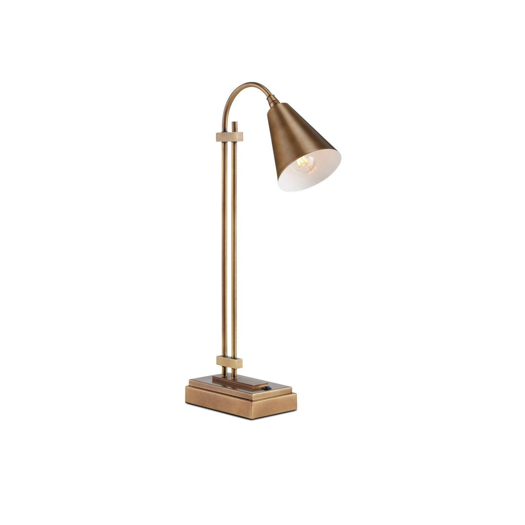 Symmetry Brass Desk Lamp