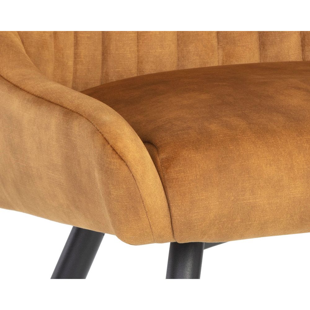 Chardon Dining Chair - Nono Tapenade Gold