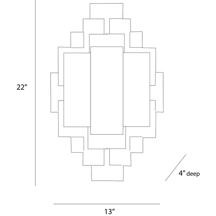 Crowe Sconce - Black