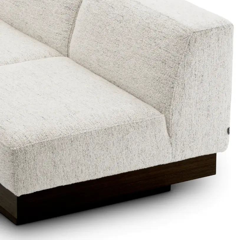 Sofa Bastion Seashell Off-White Charcoal Veneer - image 4