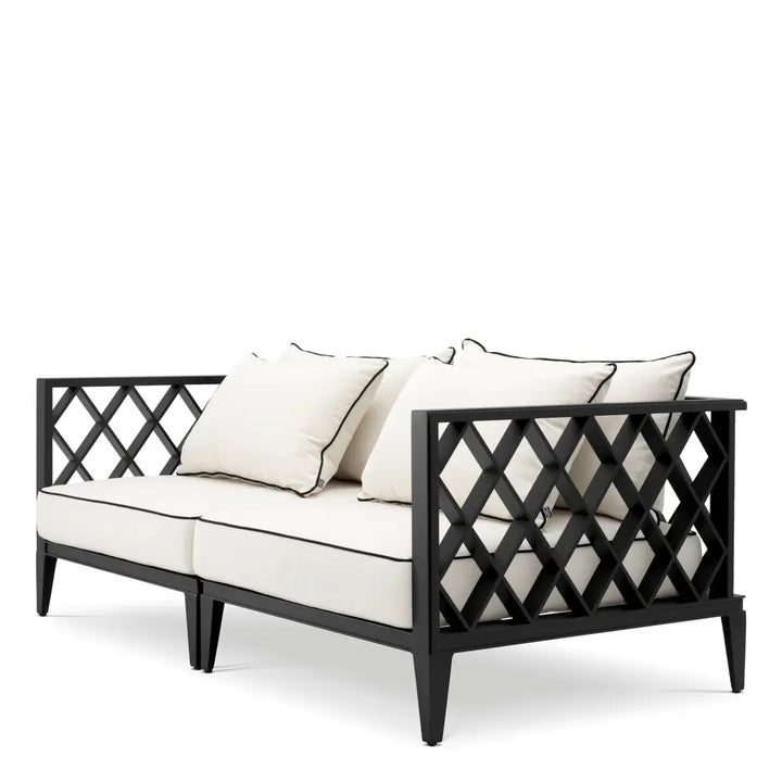 Outdoor Sofa Ocean Club S Black Sunbrella Canvas - image 4