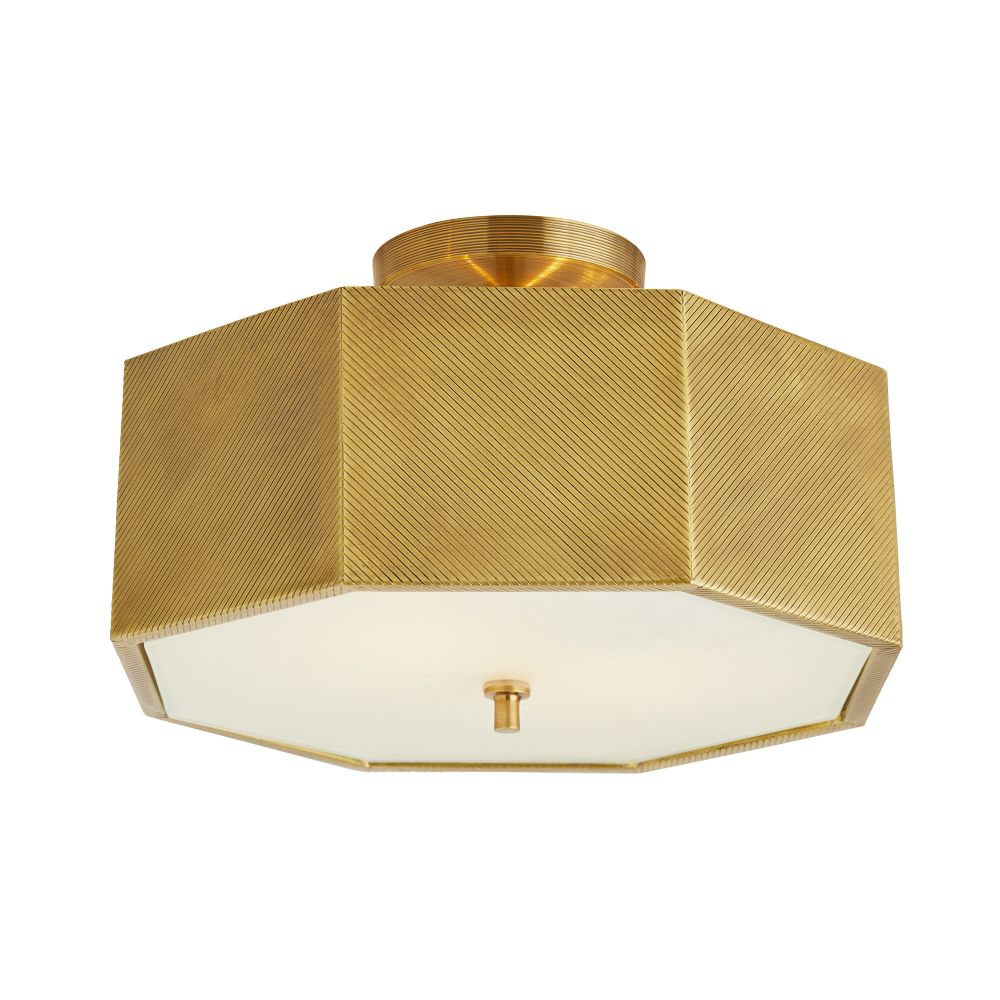 Flush Mounts Savanna Semi-Flush Mount - Gold