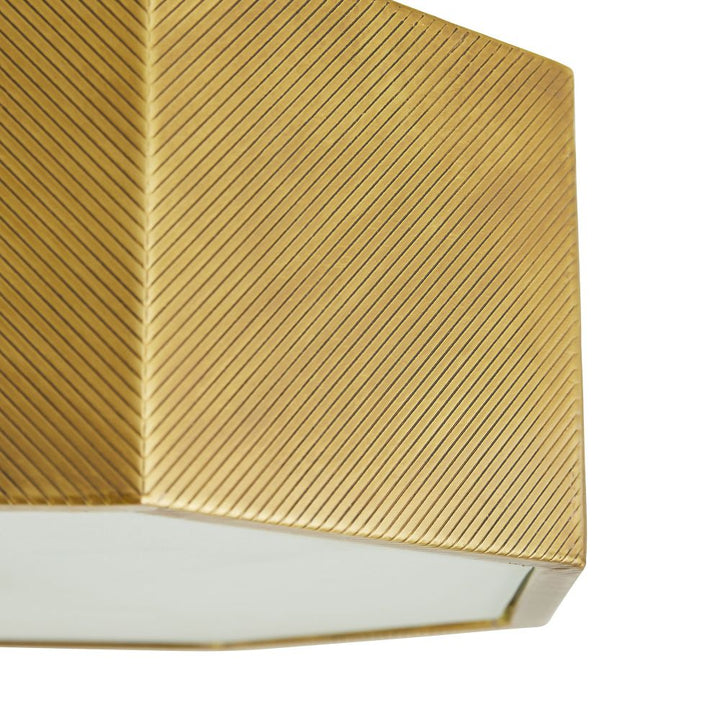 Savanna Semi-Flush Mount - Gold