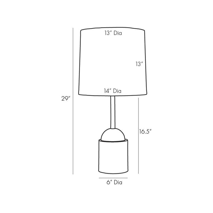 Basil Lamp - Black