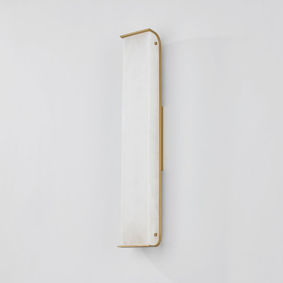 Hera Wall Sconce - Vintage Brass 4.25in Width, 26 Height