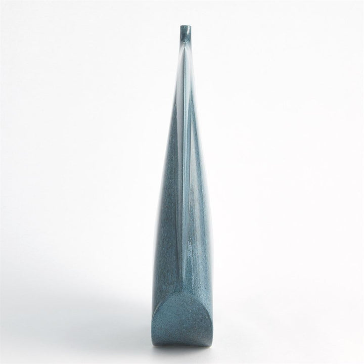 Kimono Vase-Teal-Tall