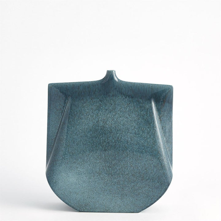 Kimono Vase-Teal-Tall