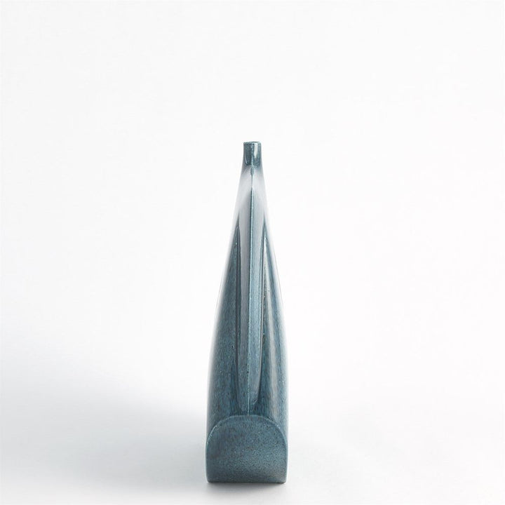 Kimono Vase-Teal-Tall