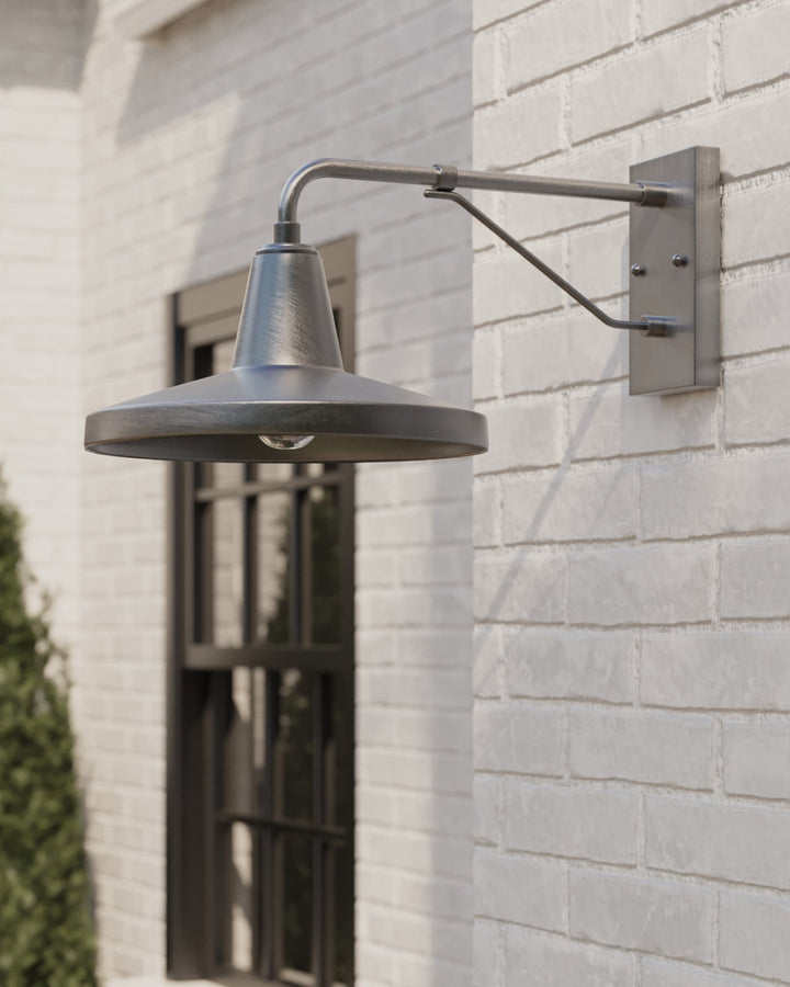 Outdoor Wall Sconces Mariner Silver Outdoor Wall Sconce