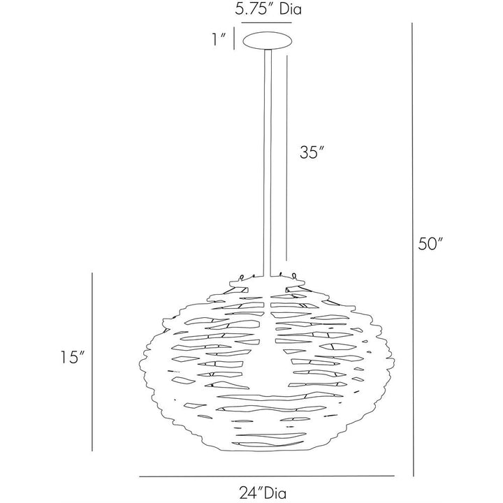 Pendants Wren Small Pendant - Brown