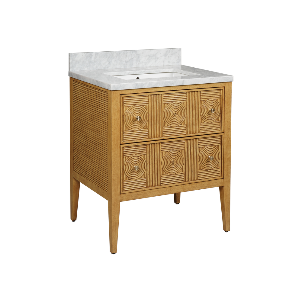 Vanities Santos 28" Sea Sand Vanity with Rectangular Undermount Sink