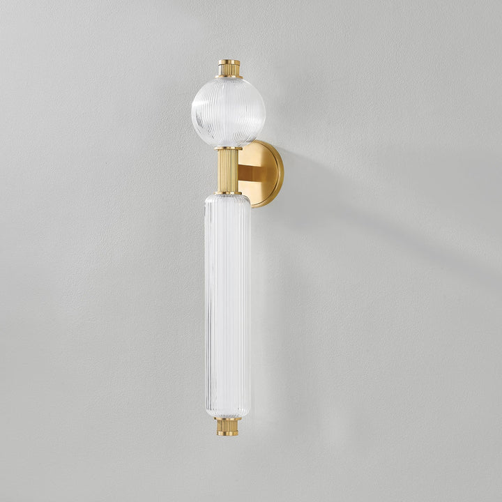 Atom Wall Sconce - Vintage Brass 2 Lights