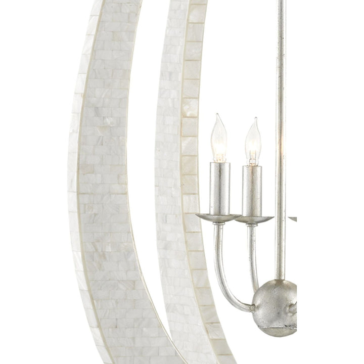 Arietta White Teardrop Chandelier